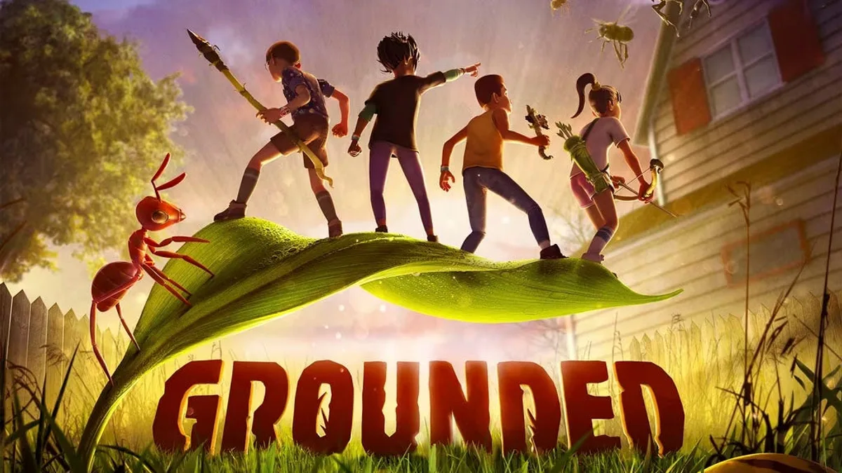 Grounded gameplay screenshot from IGN